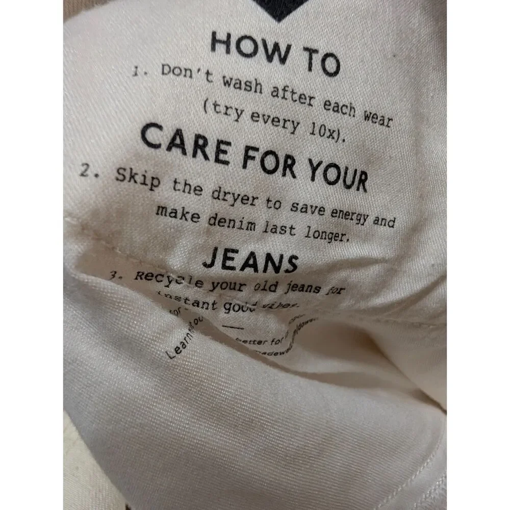 Madewell The Jules Slim Straight Jeans 29 Vintage Canvas Cone Denim NWT NX991 - Picture 11 of 15